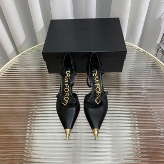 Tom Ford Padlock Pointed-Toe Sandals