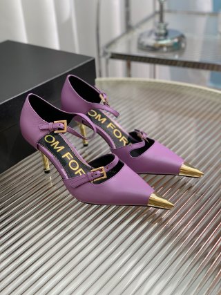 Tom Ford Padlock Pointed-Toe Sandals