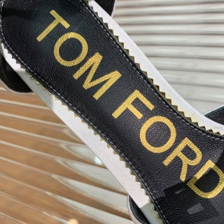 Tom Ford Padlock Pointed-Toe Sandals