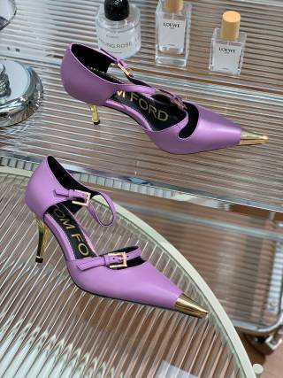 Tom Ford Padlock Pointed-Toe Sandals