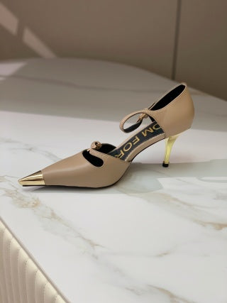 Tom Ford Padlock Pointed-Toe Sandals