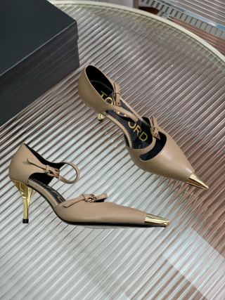 Tom Ford Padlock Pointed-Toe Sandals