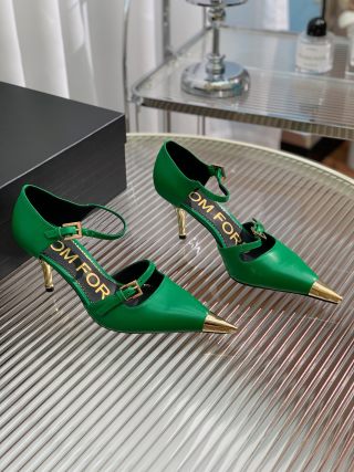 Tom Ford Padlock Pointed-Toe Sandals