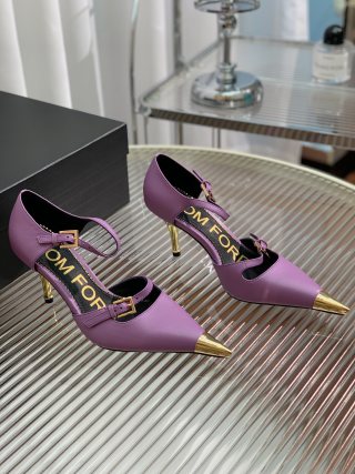 Tom Ford Padlock Pointed-Toe Sandals