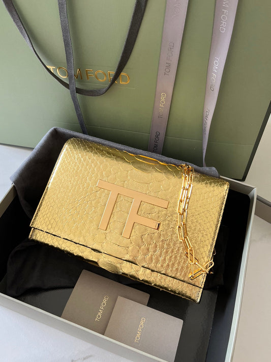 Tom Ford Python Disco Bag