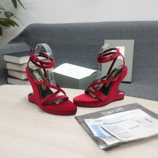 Tom Ford Strappy Wedge Sandals