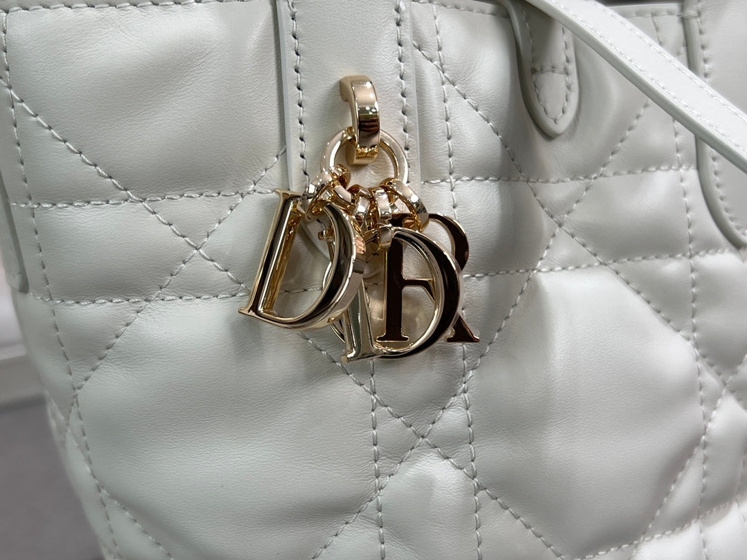 Dior Toujours Vertical Bag White