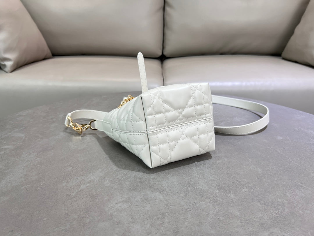 Dior Toujours Vertical Bag White