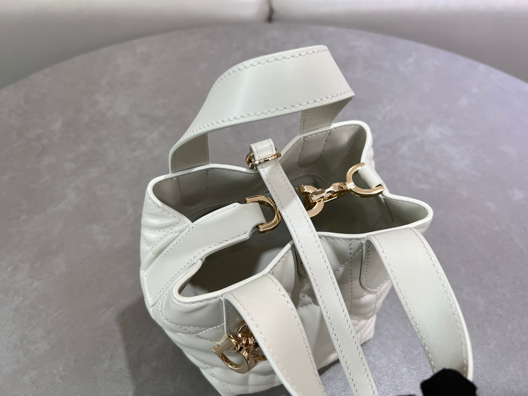 Dior Toujours Vertical Bag White