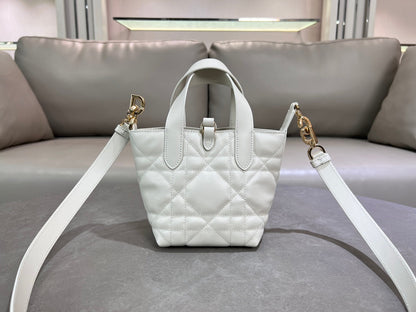 Dior Toujours Vertical Bag White