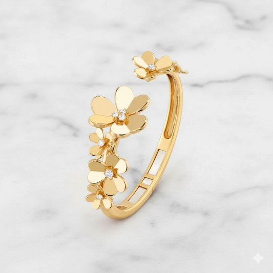 Van Cleef & Arpels Frivole 7 Flowers Bracelet