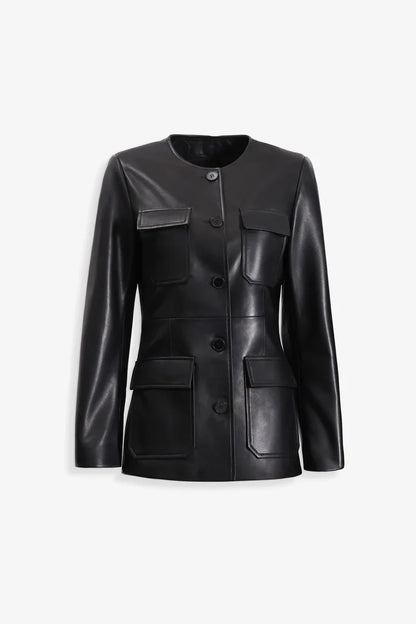 Vernes Leather Utility Jacket