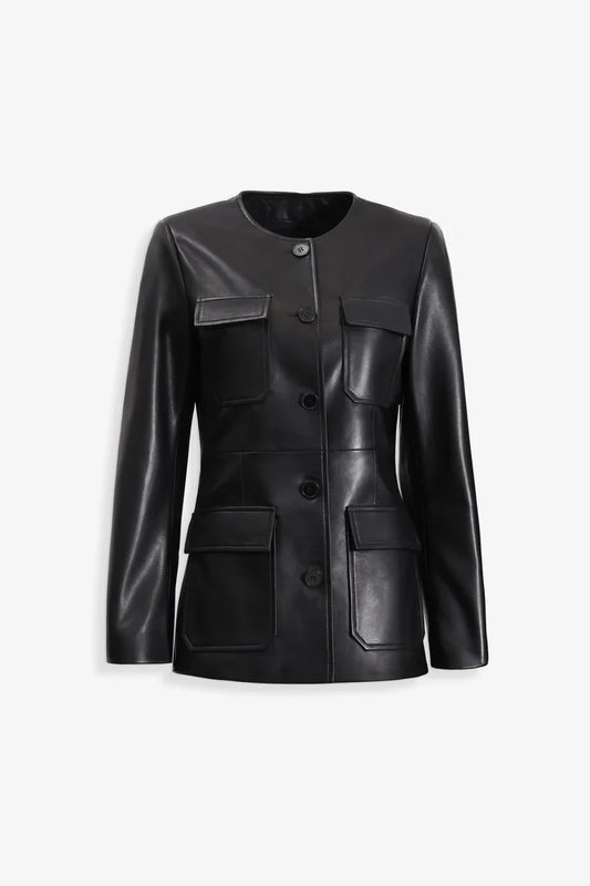 Vernes Leather Utility Jacket