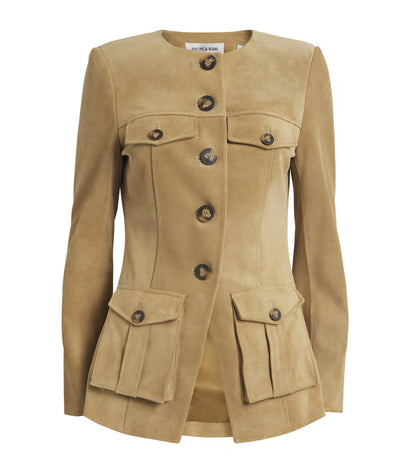 Veronica Beard Safari Suede Jacket