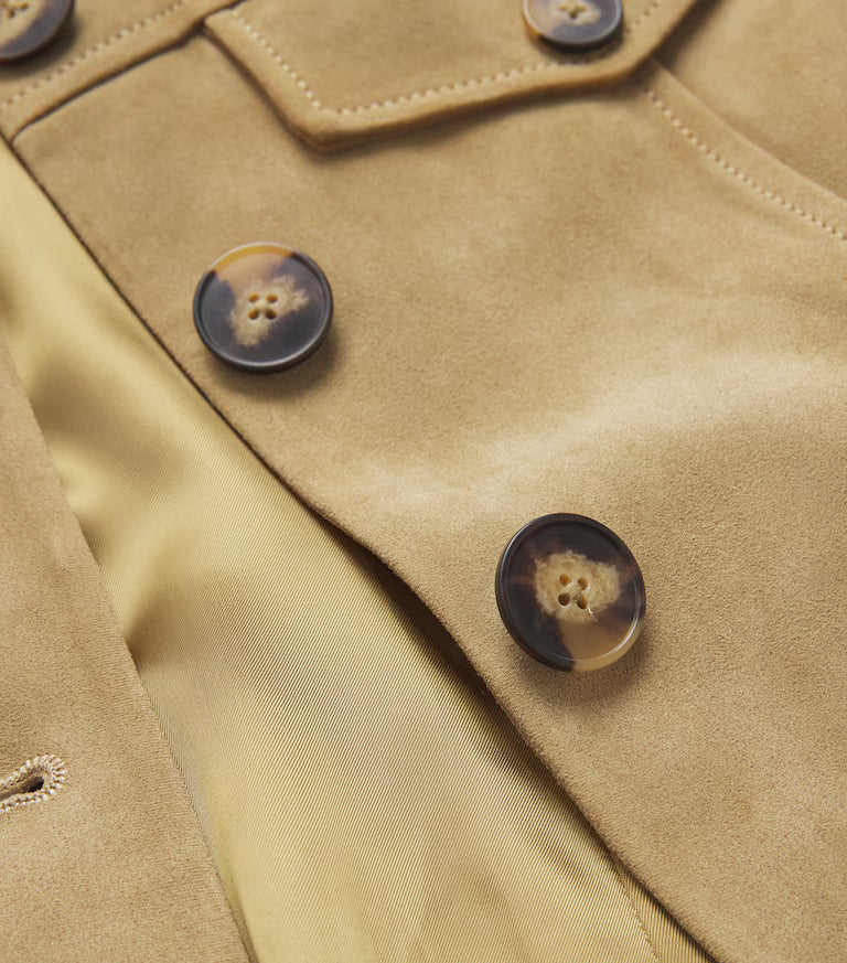 Veronica Beard Safari Suede Jacket