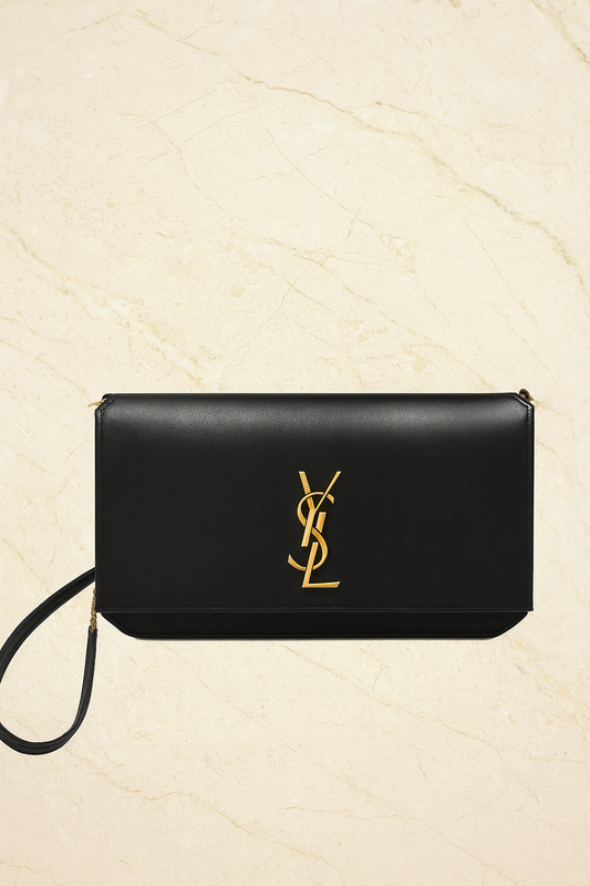 YSL - Hand-Rubbed Pattern Bag - Shoulder Envelope