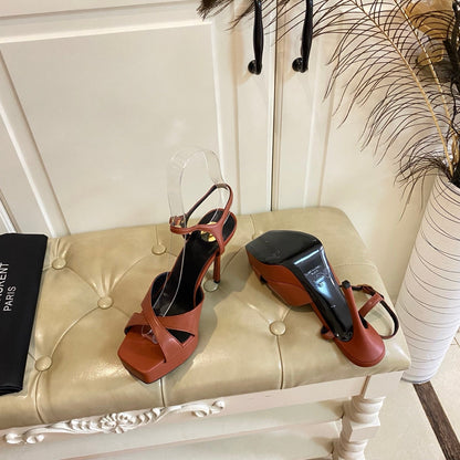 YSL SAINT LAURENT Debbie Platform Sandals
