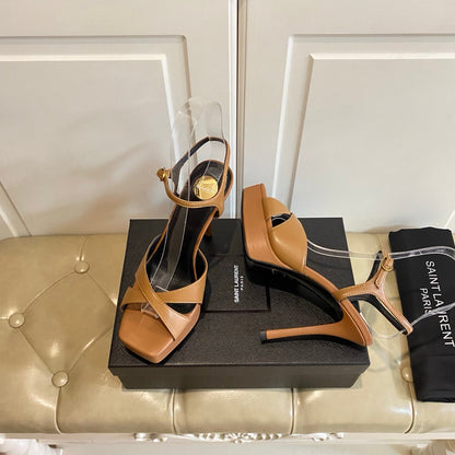 YSL SAINT LAURENT Debbie Platform Sandals
