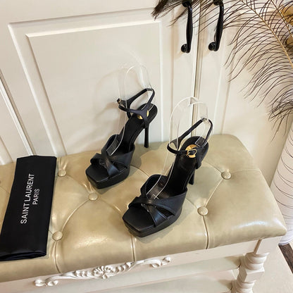 YSL SAINT LAURENT Debbie Platform Sandals