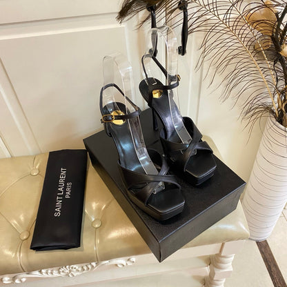 YSL SAINT LAURENT Debbie Platform Sandals
