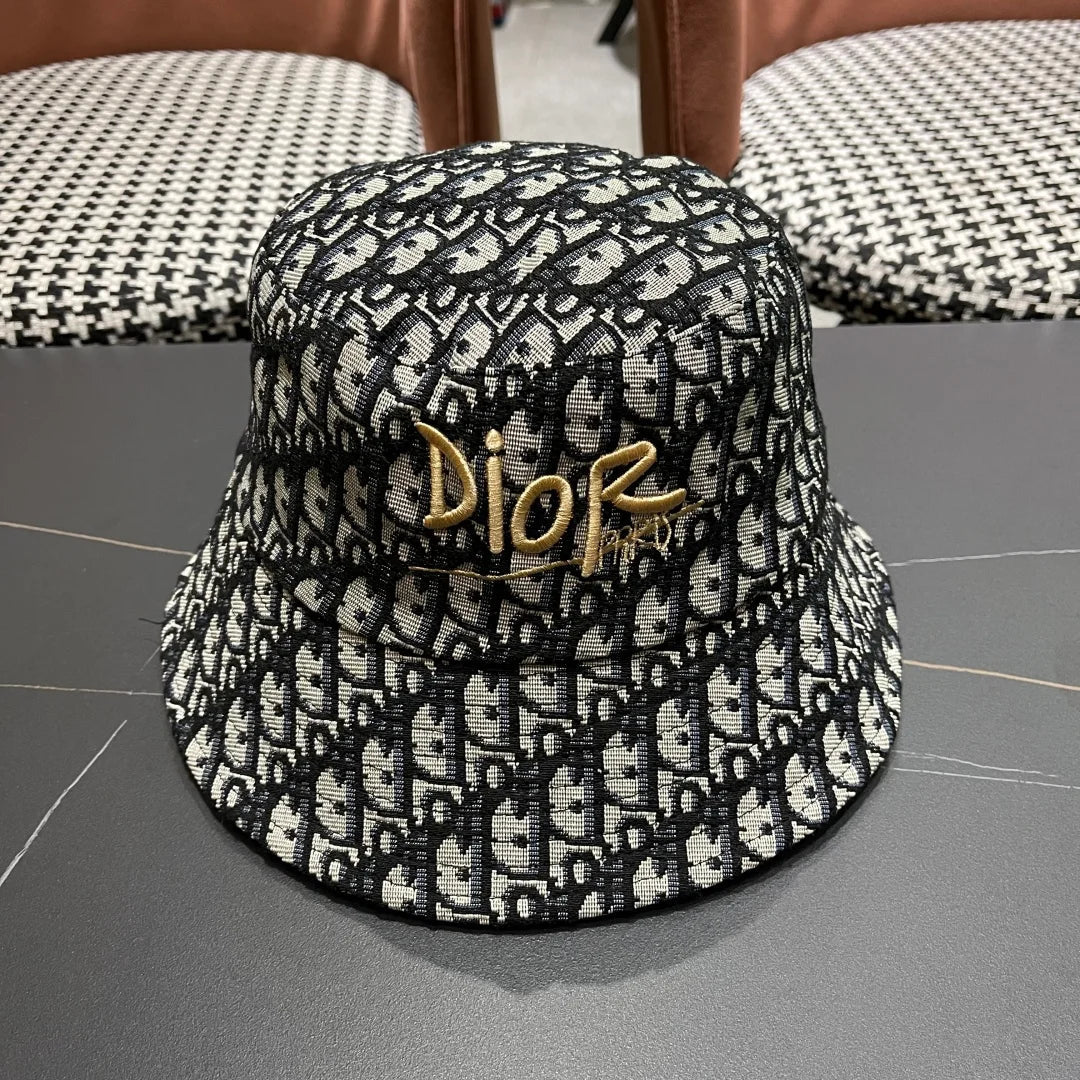 Dior Oblique Embroidered Bucket Hat