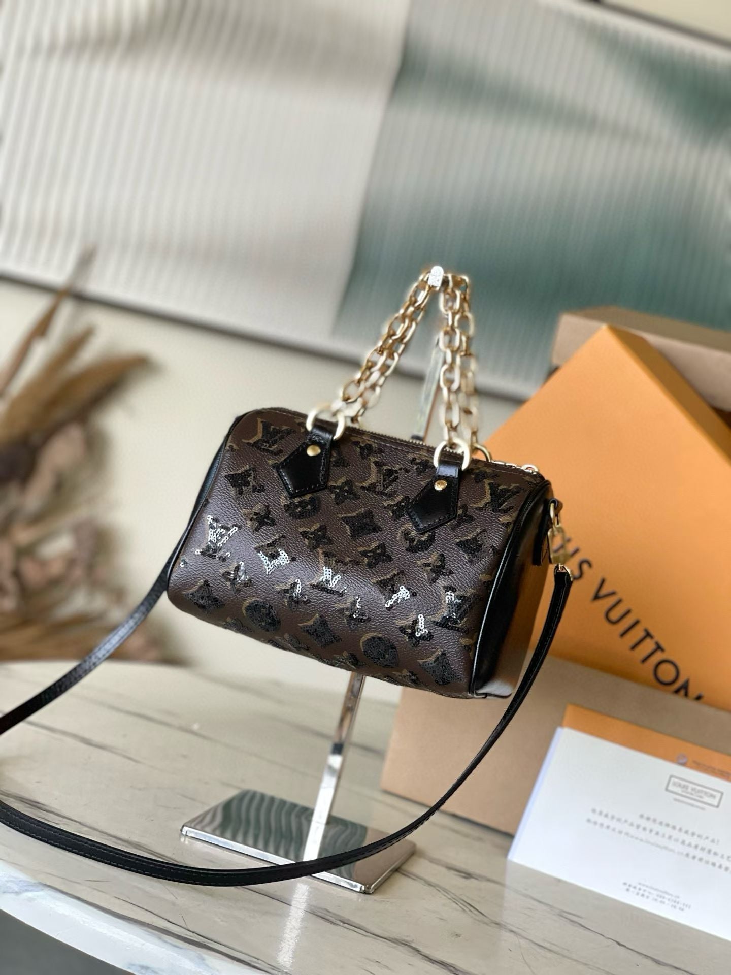 Louis Vuitton speedy bandoulière 20 - Monogram Sequins