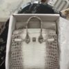 Hermès Birkin 25 – Himalaya Niloticus Crocodile Bag