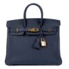 Hermes Birkin 25 Midnight Blue Togo