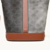 Celine Bucket Bag In Triomphe Canvas And Calfskin