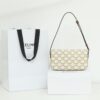 Celine Claude Triomphe Canvas Shoulder Bag
