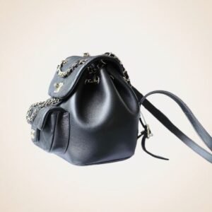 CHANEL 22A Duma Backpack Black Lambskin