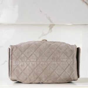CHANEL 25A Bucket Drawstring Bag (Coffee Color)