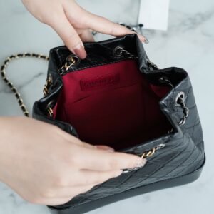 Chanel Gabrielle Hobo BackPack Classic Black