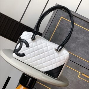 Chanel White Panda Kangpeng Bowling Pillow Bag