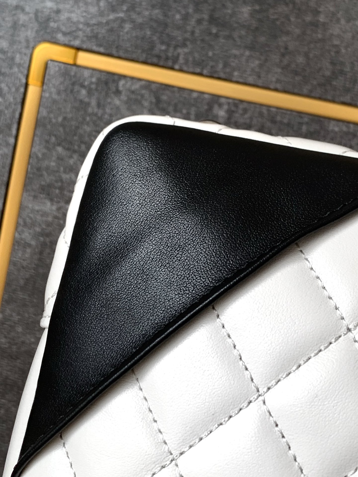 Chanel Cambon Ligne Bowler Bag (White & Black)