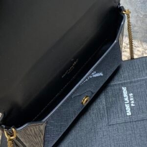 YSL – Crocodile Pattern Bag – Shoulder Envelope