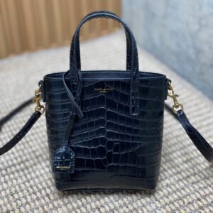 YSL - Mini Crocodile Pattern Tote Bag