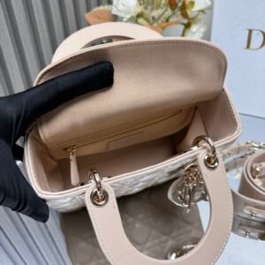 Lady Dior Four Grid Beige
