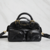 Dior Grand Tour Bowling Bag Black Crinkled