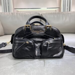 Dior Grand Tour Bowling Bag Black