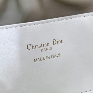 Dior Dumpling Bag White