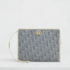 Dior Oblique Canvas Clutch Grey