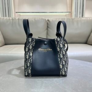 Dior Signature Bucket Bag Royal Blue