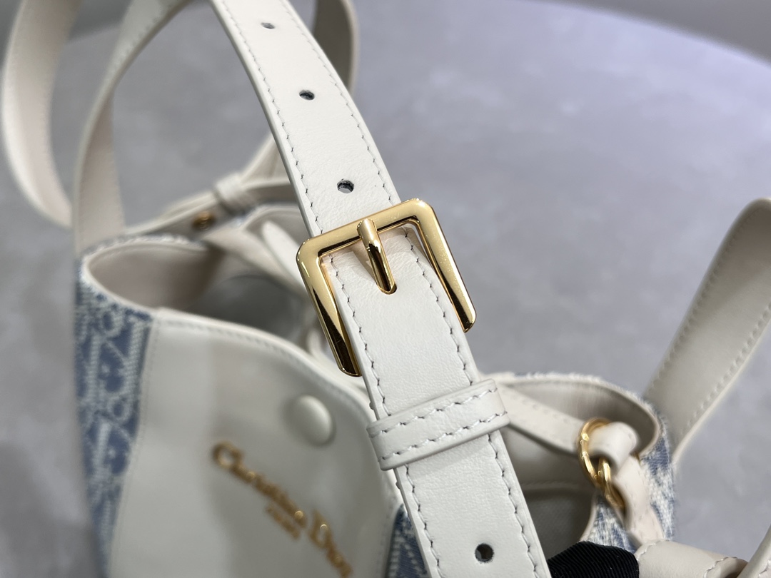Dior Signature Bucket Bag Sky Blue