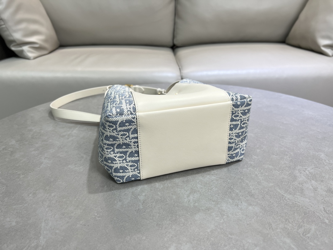 Dior Signature Bucket Bag Sky Blue