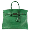 Hermes Birkin 35 Cactus Matte Alligator Mississippiensis