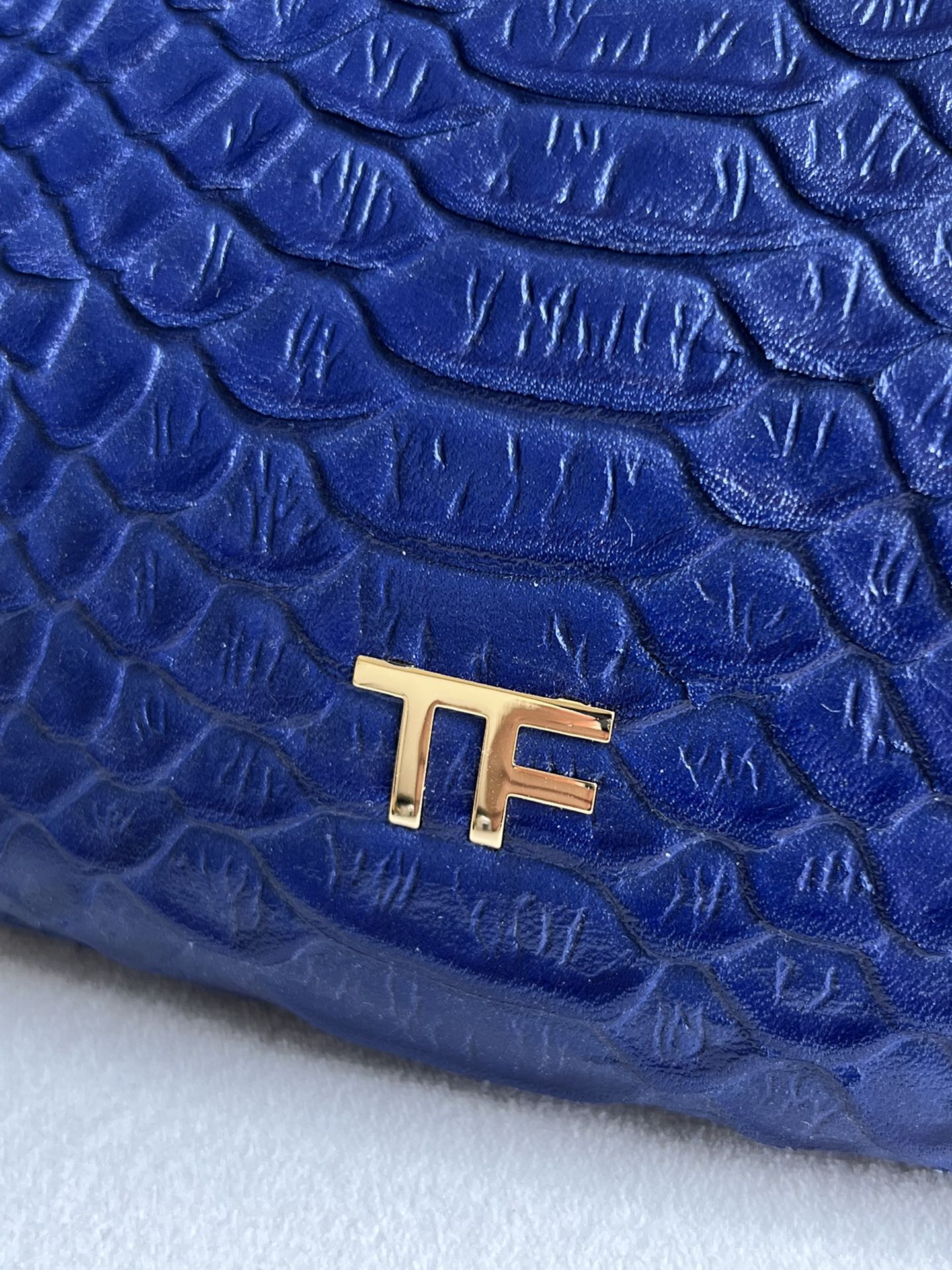 Tom Ford Bianca Mini Mock-Croc Hobo Top Handle Bag