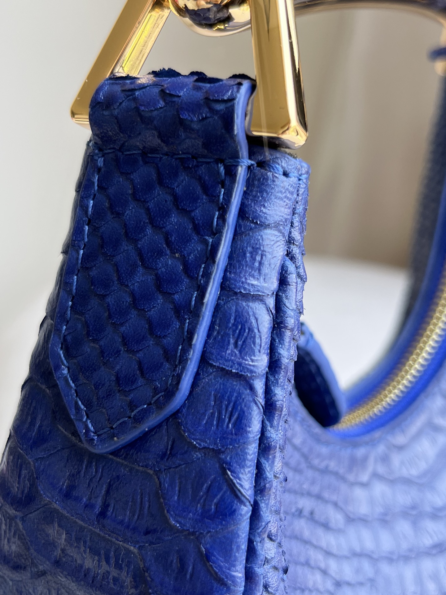 Tom Ford Bianca Mini Mock-Croc Hobo Top Handle Bag