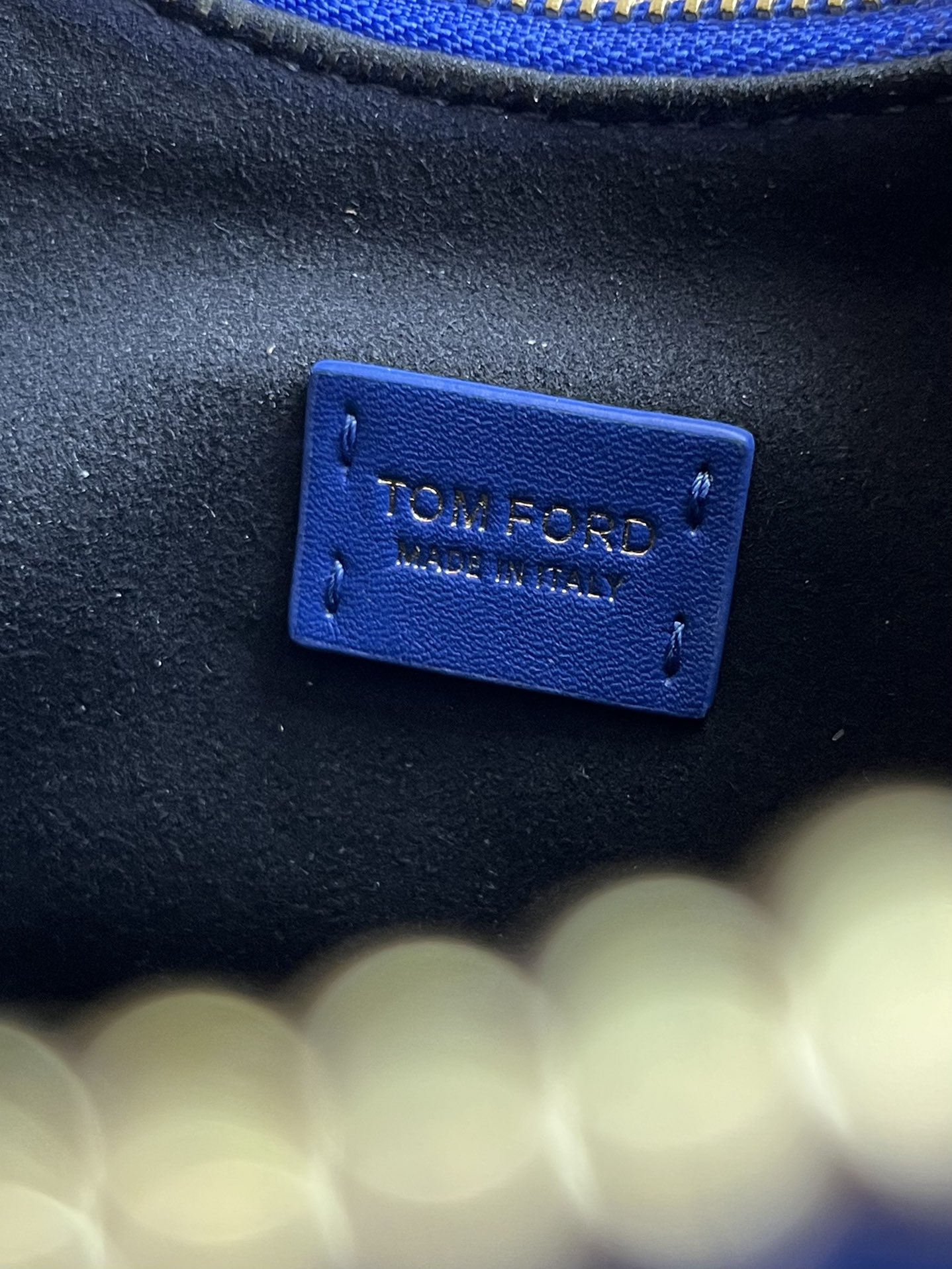 Tom Ford Bianca Mini Mock-Croc Hobo Top Handle Bag