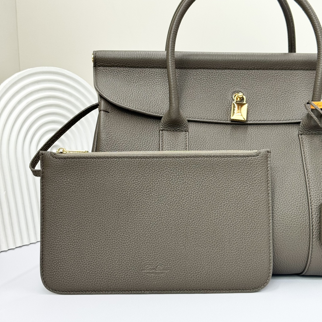 Loro Piana Loom L32 Top Handle Bag 37